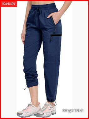 Water Resistant Hiking Pants Quick Dry Cargo Pockets Stretchy